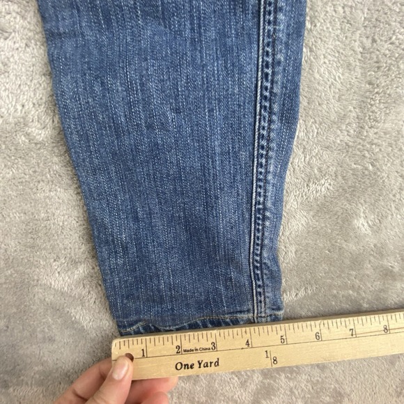 Agolde Roxxane Jeans Womens 27x26 Blue Denim Stretch Hi Rise Skinny Studded Punk - Picture 5 of 16